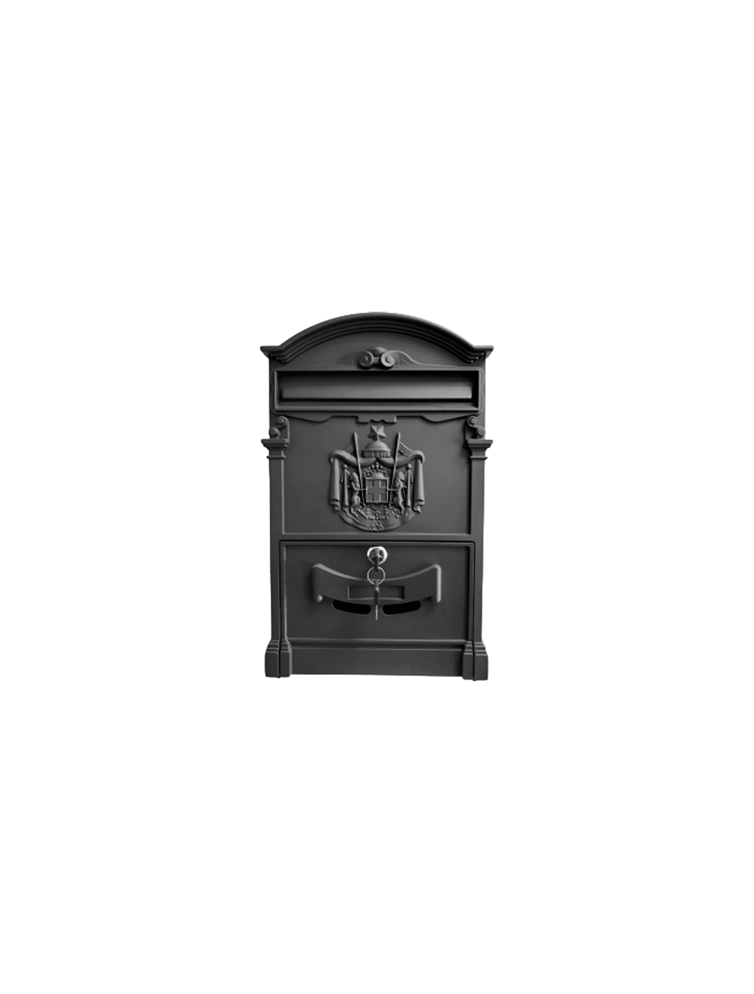 * Cutie poștală neagră 180x250x55mm cu blocare (MBK-1003A)