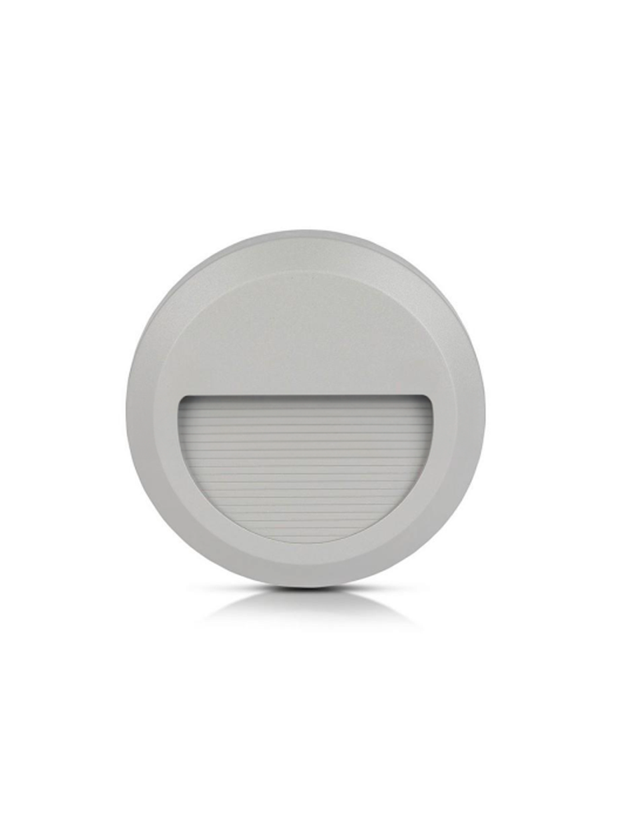 * Aplică LED Scară/Perete,Ermetica IP65 2W 4000K 60lm rotundă gri  V-TAC