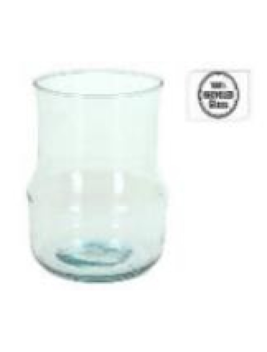 Vază din sticlă "Vajont" H16cm, D15cm