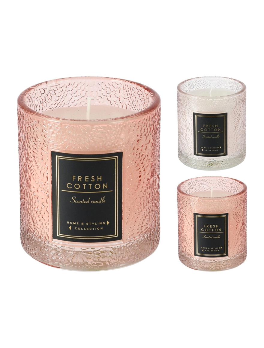 Lumanare aroma in suport de sticla Greek style 9X8cm