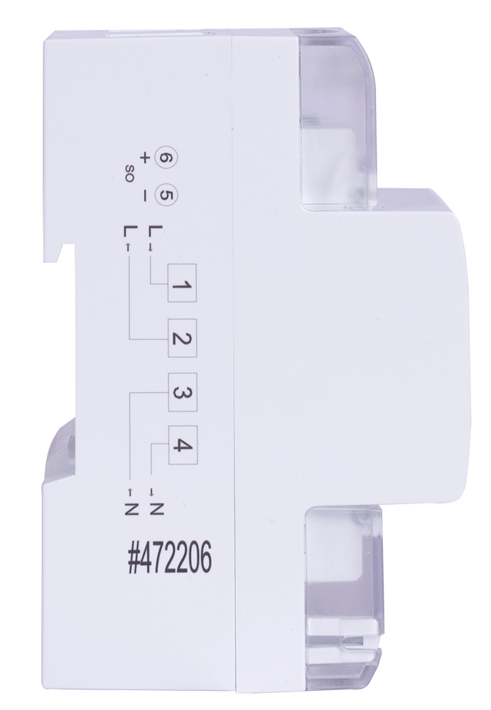 Однофазный электросчетчик на DIN-рейку e. control.w07 5(65)A 1.0