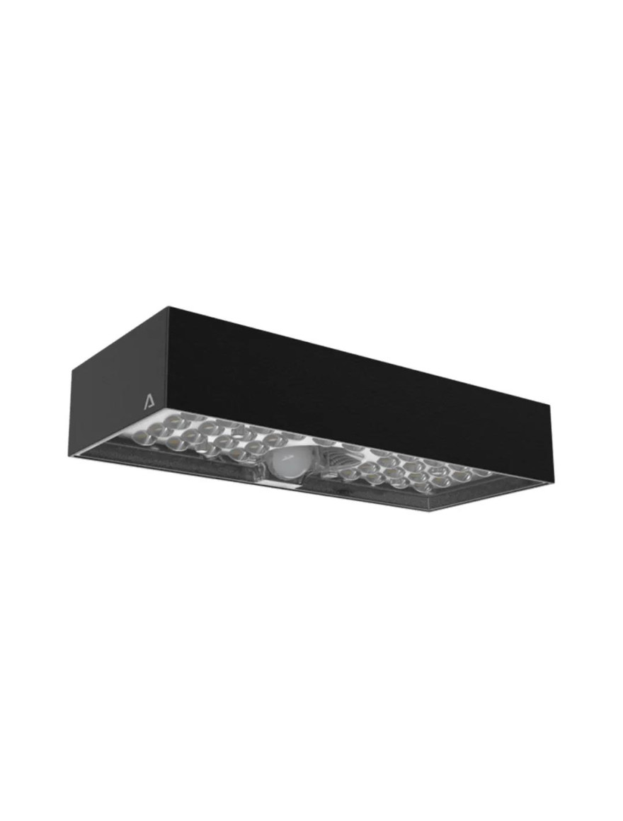 FELINAR LED 6W 800Lm 4200K + BAT. SOLARĂ LI 3,7V 3000mA + SENZOR 120⁰ 6M IP65 NEGRU