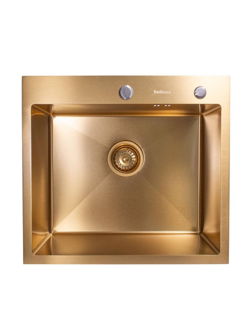 Chiuveta handmade SanDonna HD5550 Auriu VOR57924