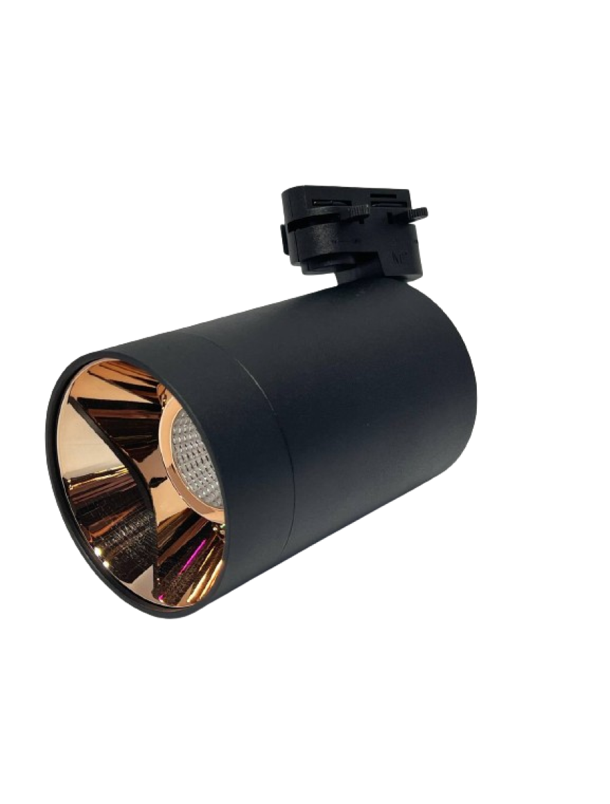 * Proiector LED track light 30W 4000K negru+roz aur REFLECTO
