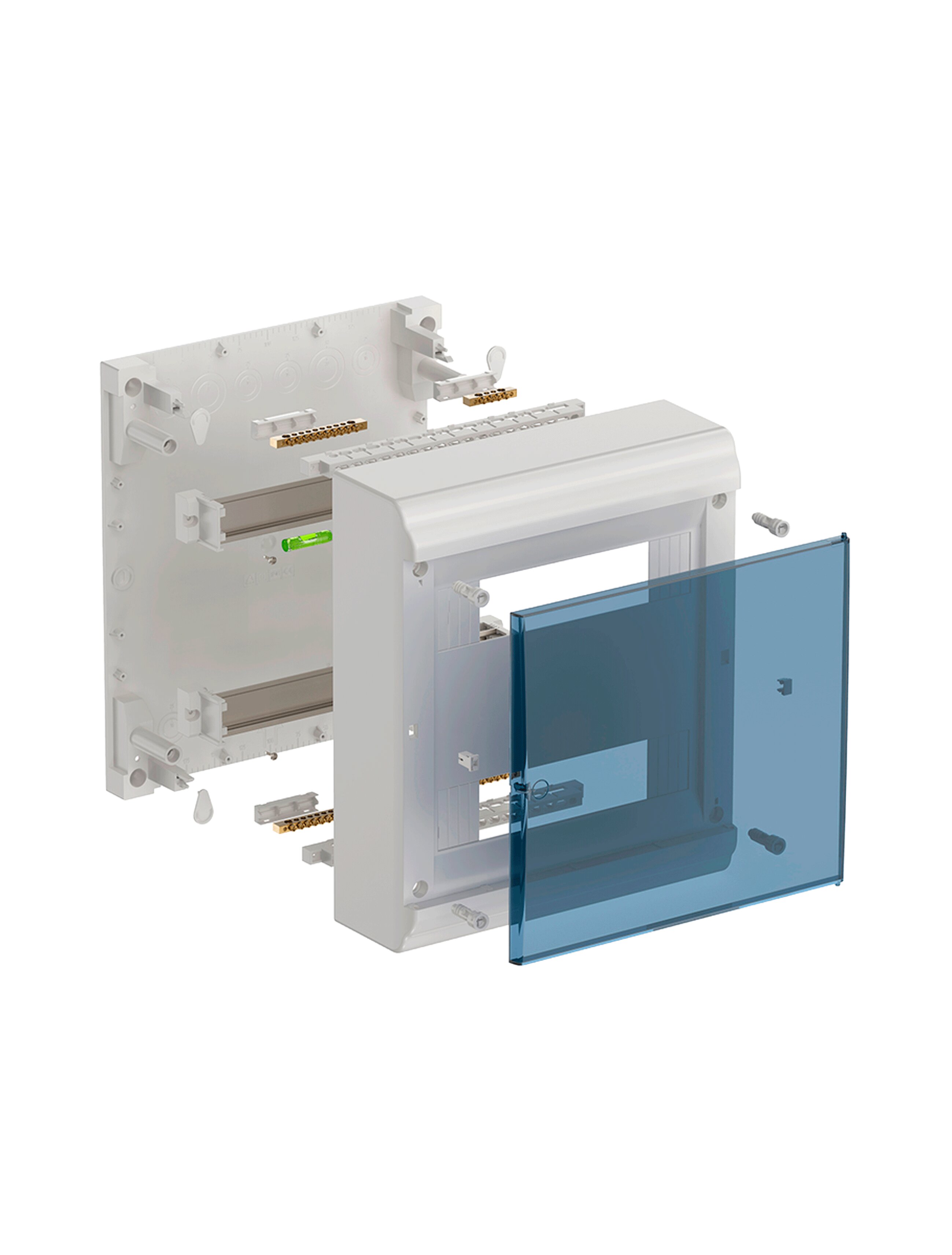 Cofret montaj aparent,24 module,exterior plastic IP41 ЩРН-Пк-24 FCN IEK 2