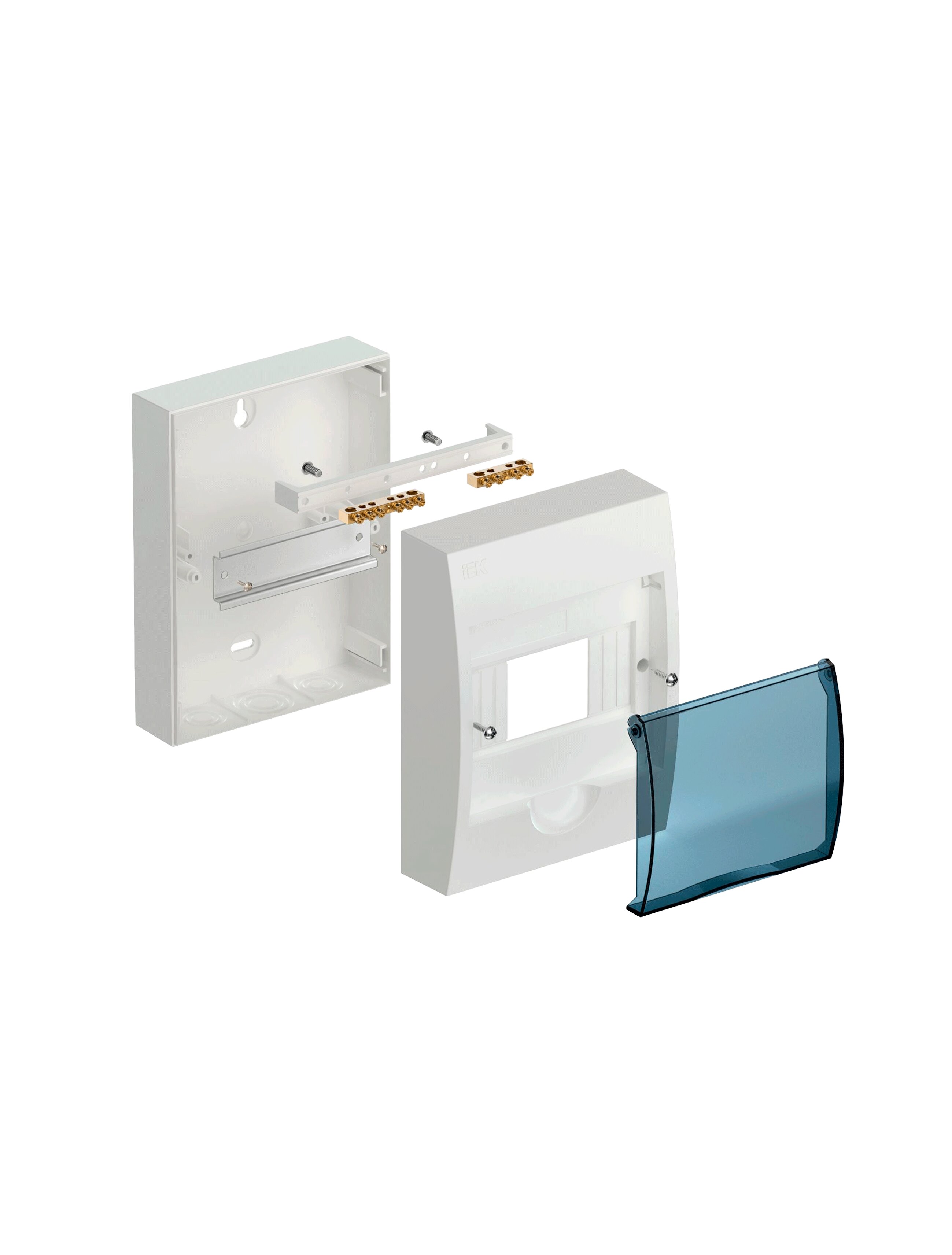 Cofret montaj aparent,6 module,exterior plastic IP41 ЩРН-Пк-6 FCN IEK