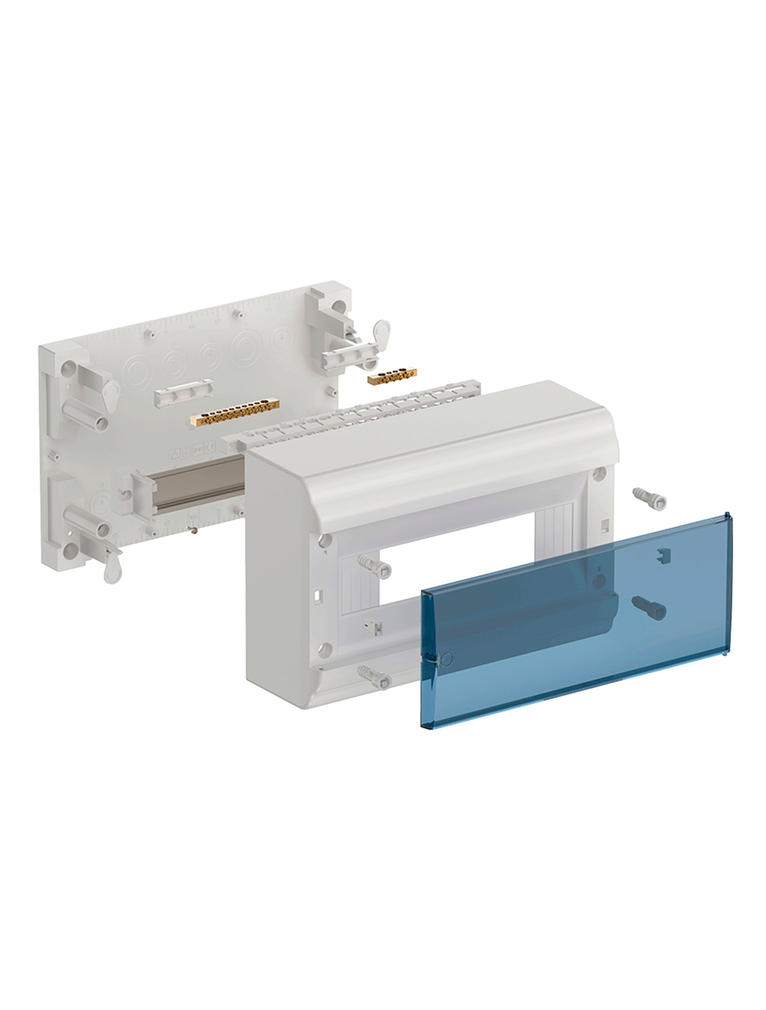 Cofret montaj aparent,12 module,exterior plastic IP41 ЩРН-Пк-12 FCN IEK 2