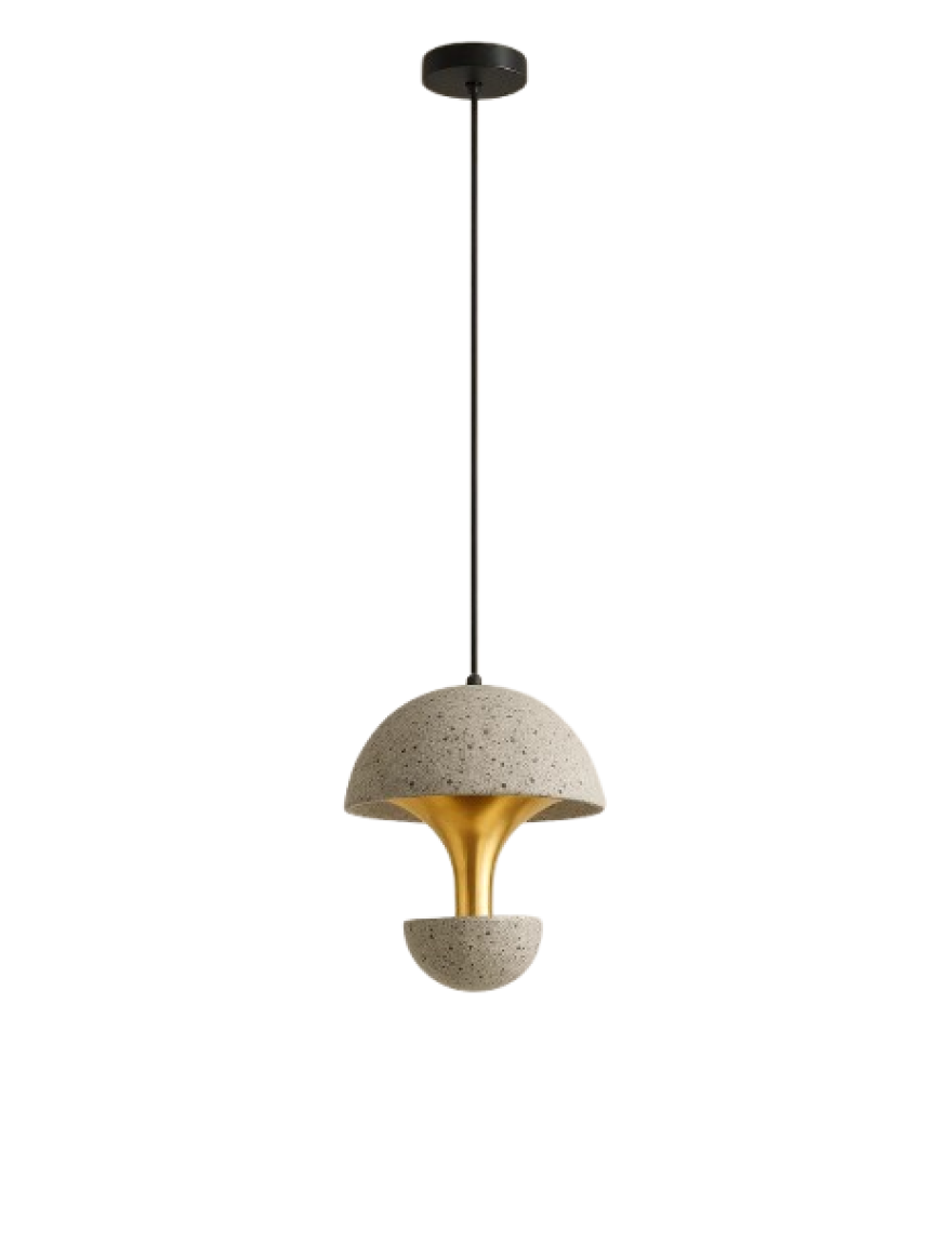 Suspensie LED JH-975 D18xH27cm,7W,Metal+Cement,Grey Luminaled