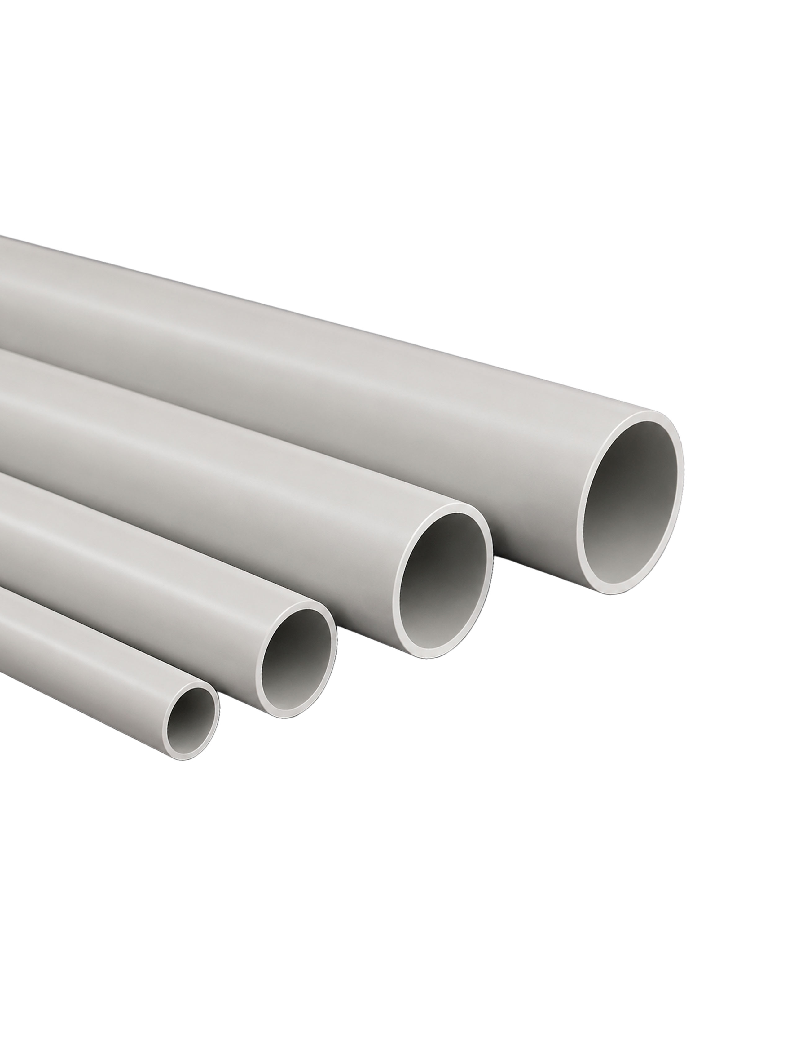 Tub rigid (neted) PVC  Ø16mm (L=3m) crem-gri Elettrocanali (102m/pach) ECTG1216 / ECTG1216B