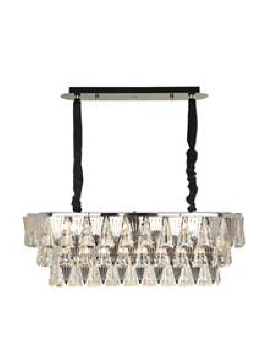 * Lustră MODERN D85xL75 Elipsa +Chrome Begusa