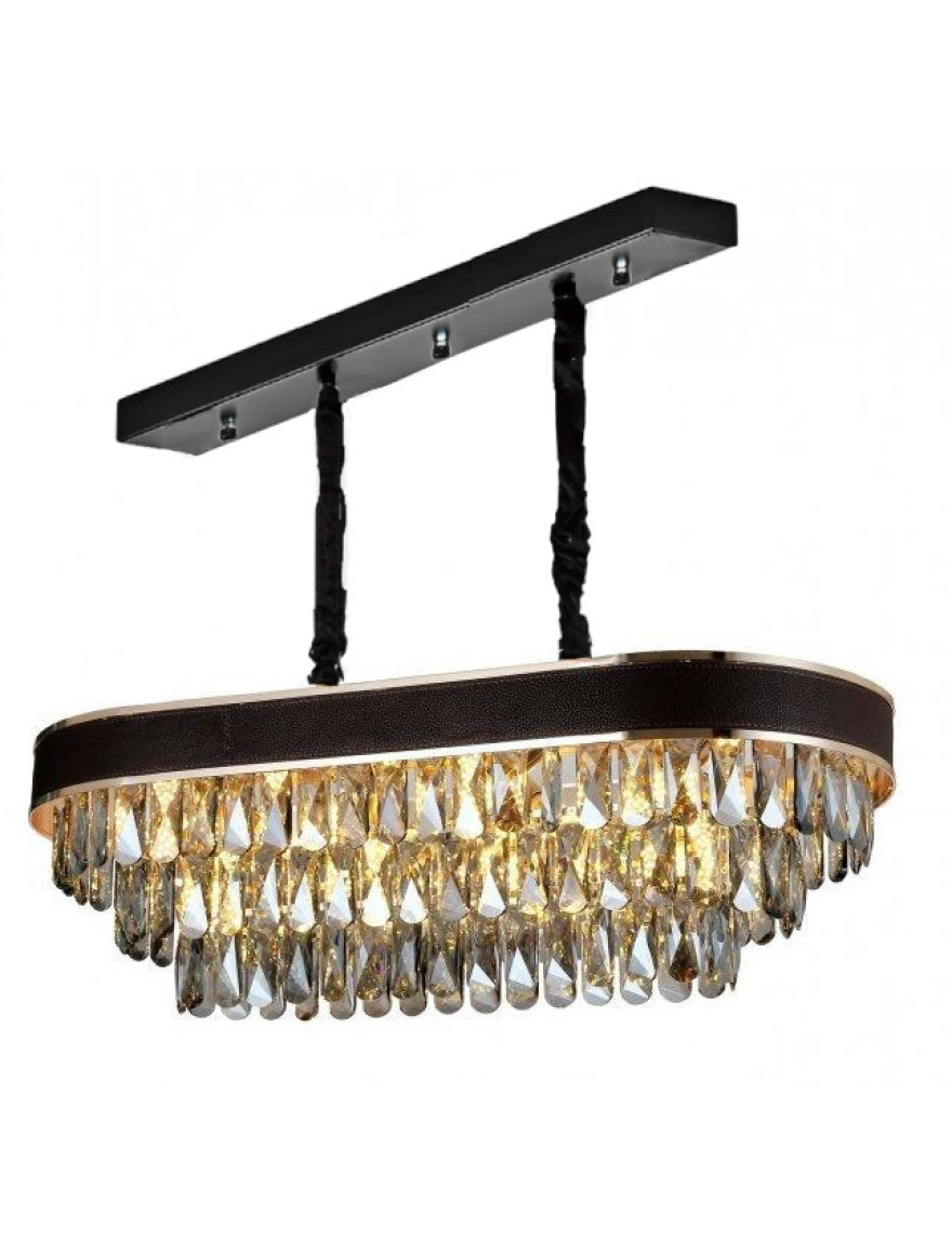 * Lustră CARLİNO D85*L78 Elipsa chrome Begusa