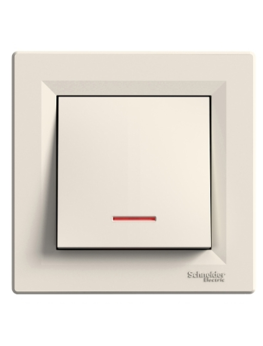 * Întrerupător cap-scară 10A ilum crem EPH1500123 SCHNEIDER
