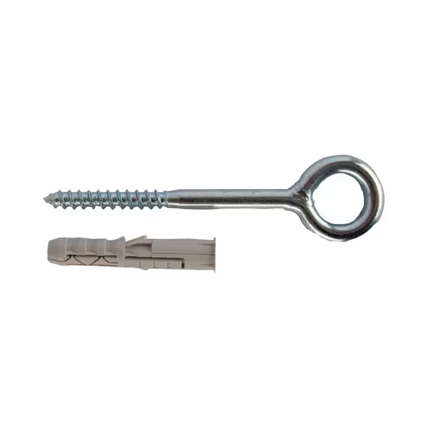 Крючок из дюбеля 16/12x160 с кольцом WRL 048103