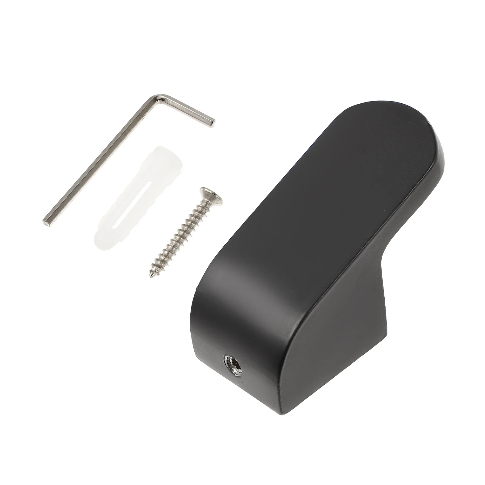 02965 Cuier cu 1 cirlige black satin FUTURA