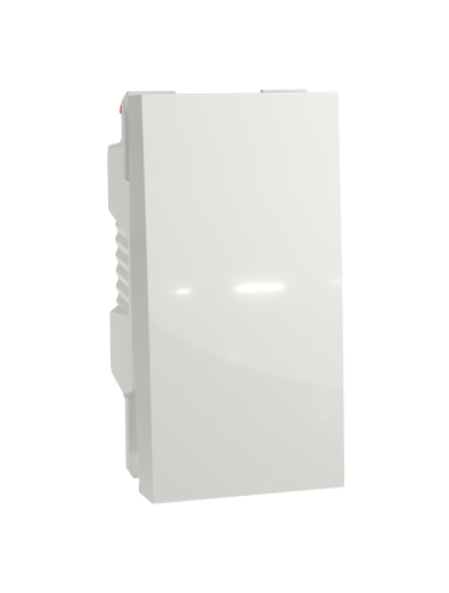 Întrerupător revenire 10A 1m alb NU310618 Unica Studio