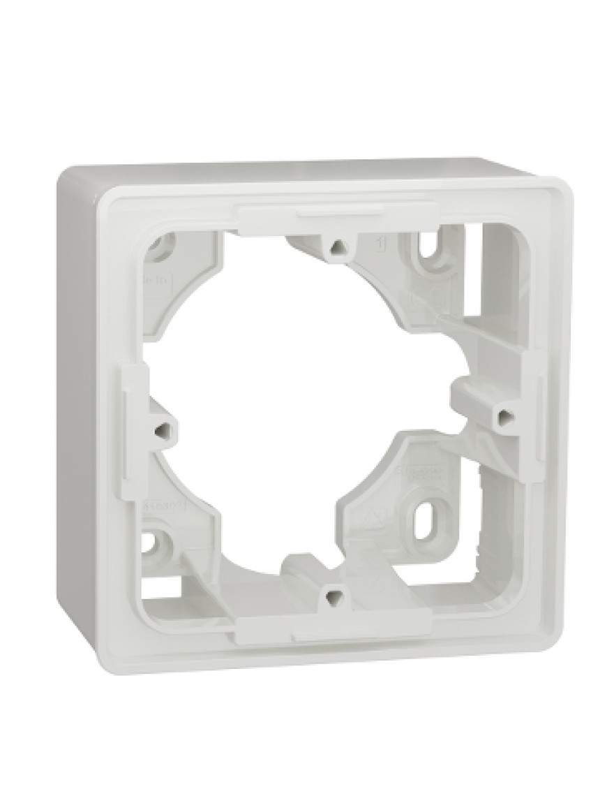 Doză montaj PT 1post albă NU800218 Unica Studio