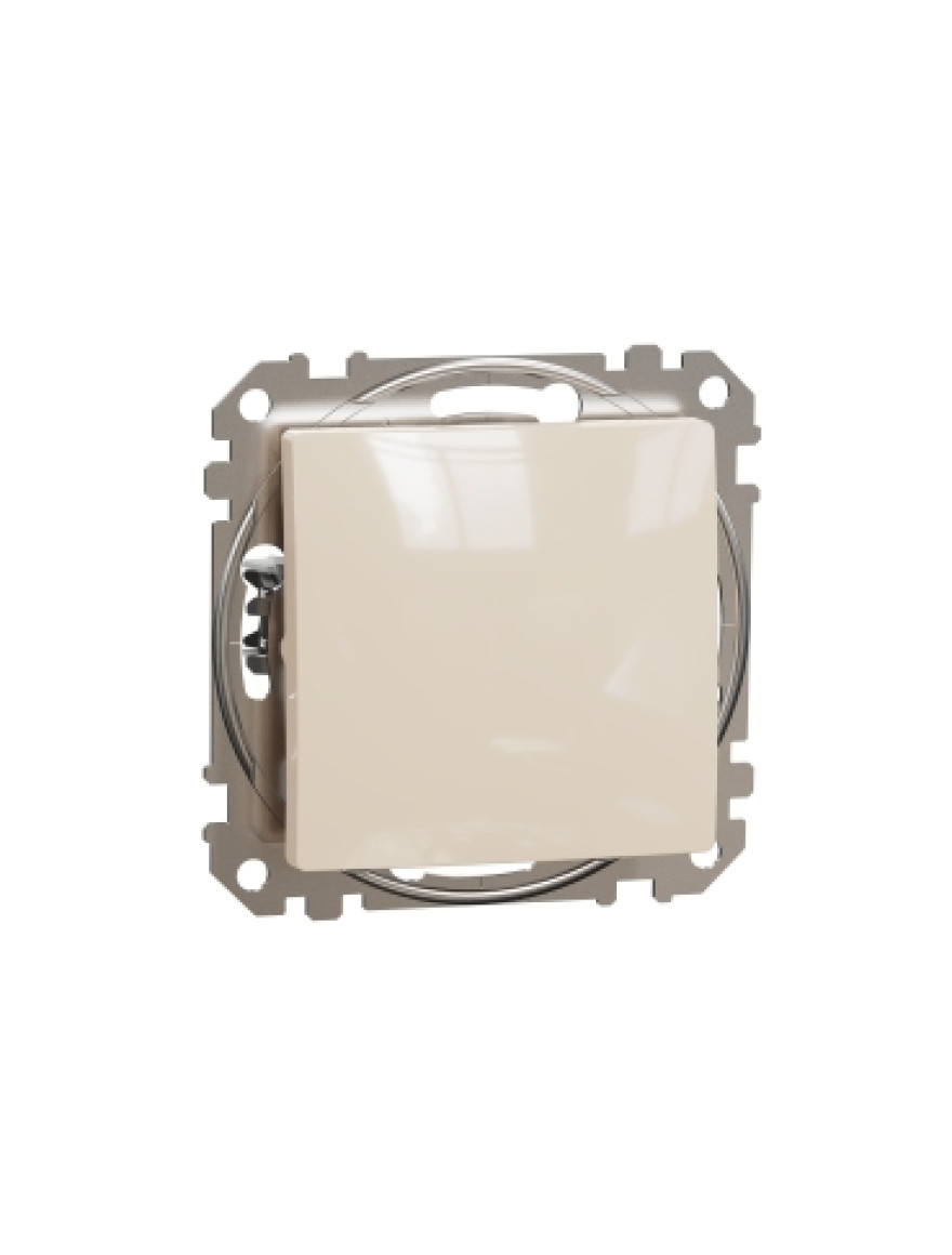 Întrerupător 1 clapă cap-scară bej SDD112106 Sedna Noua