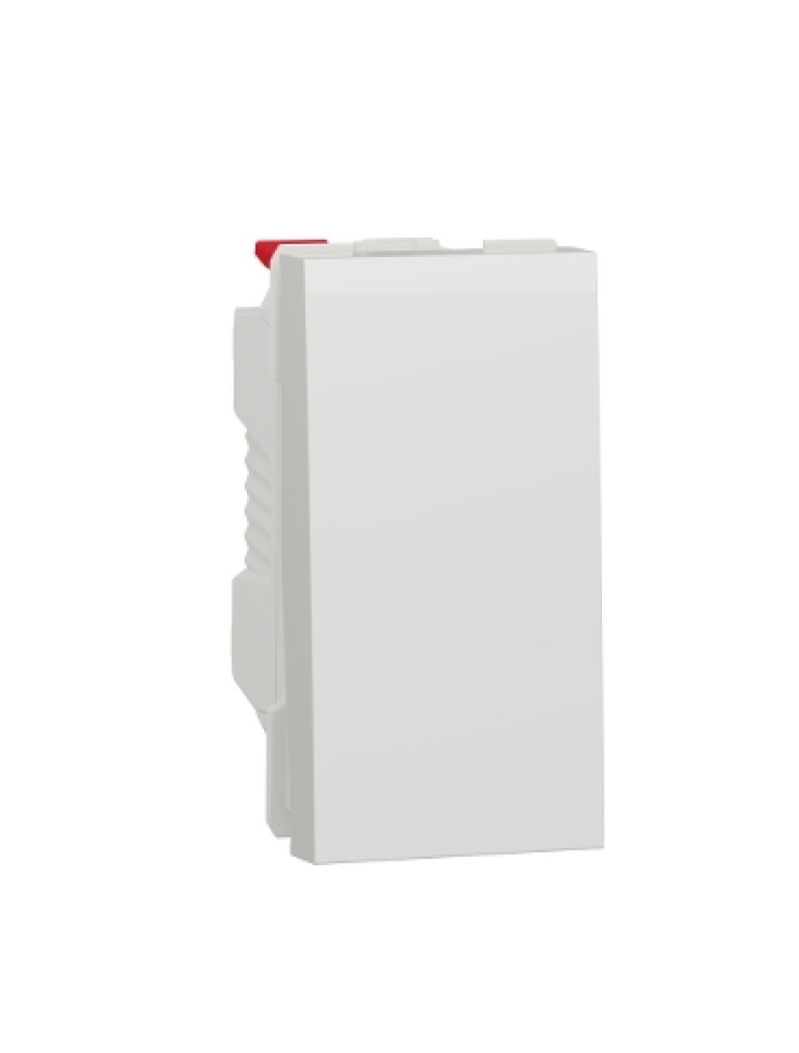 Întrerupător simplu 10A 1m alb NU310118 Unica Studio