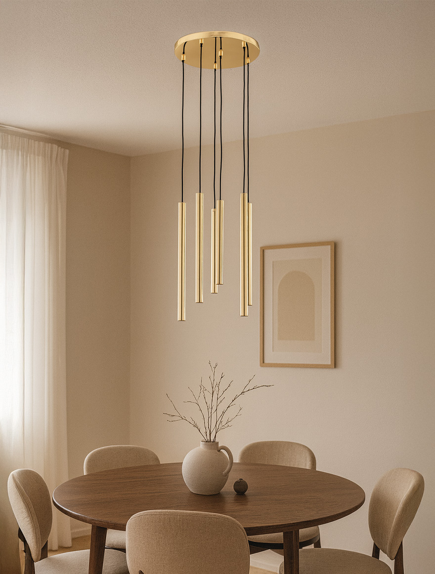 Lustra COLLET 6xG9 max 40W  gold ALFA