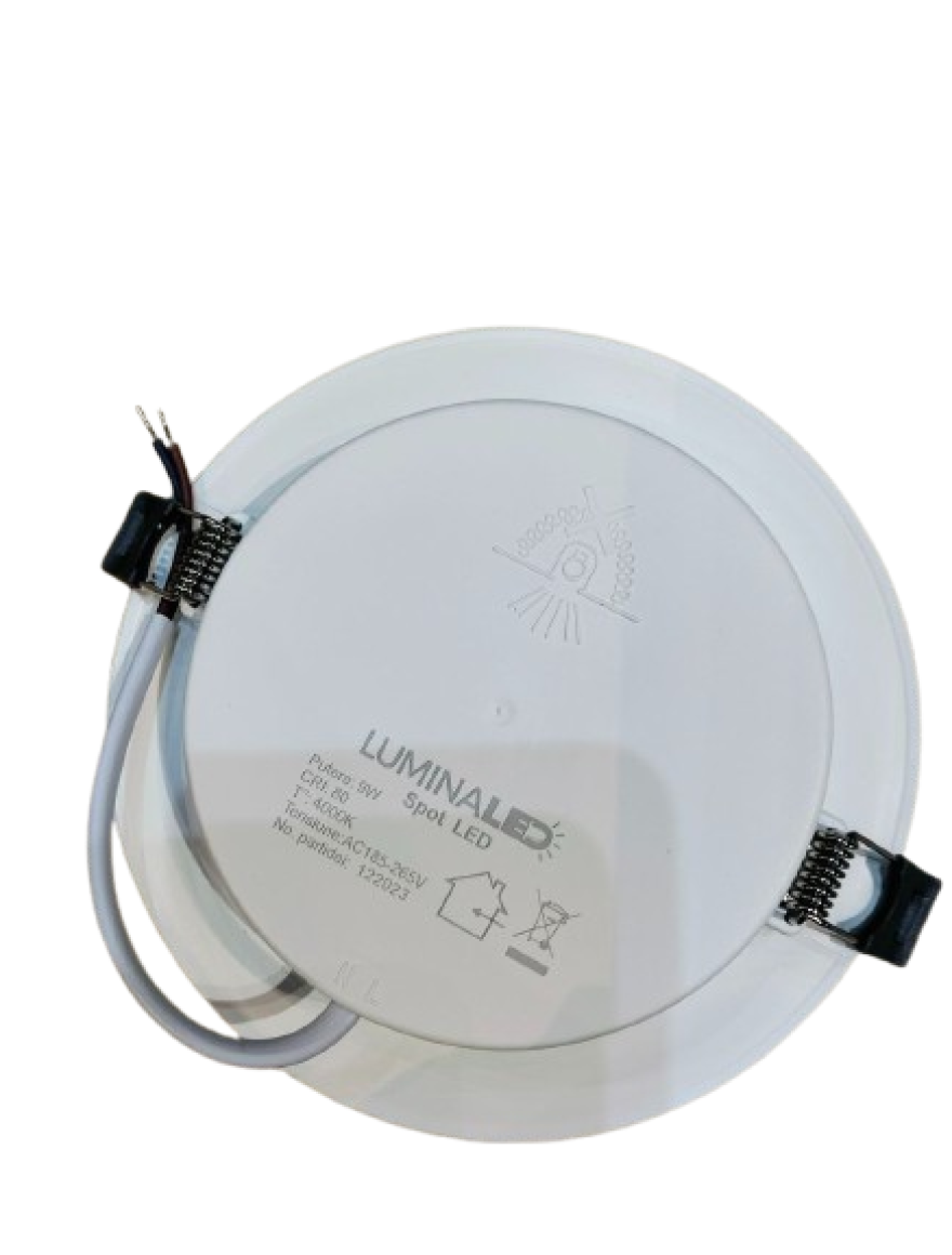 Spot LED încorp. rotund 9W 4000K, D145x25.5mm Luminaled