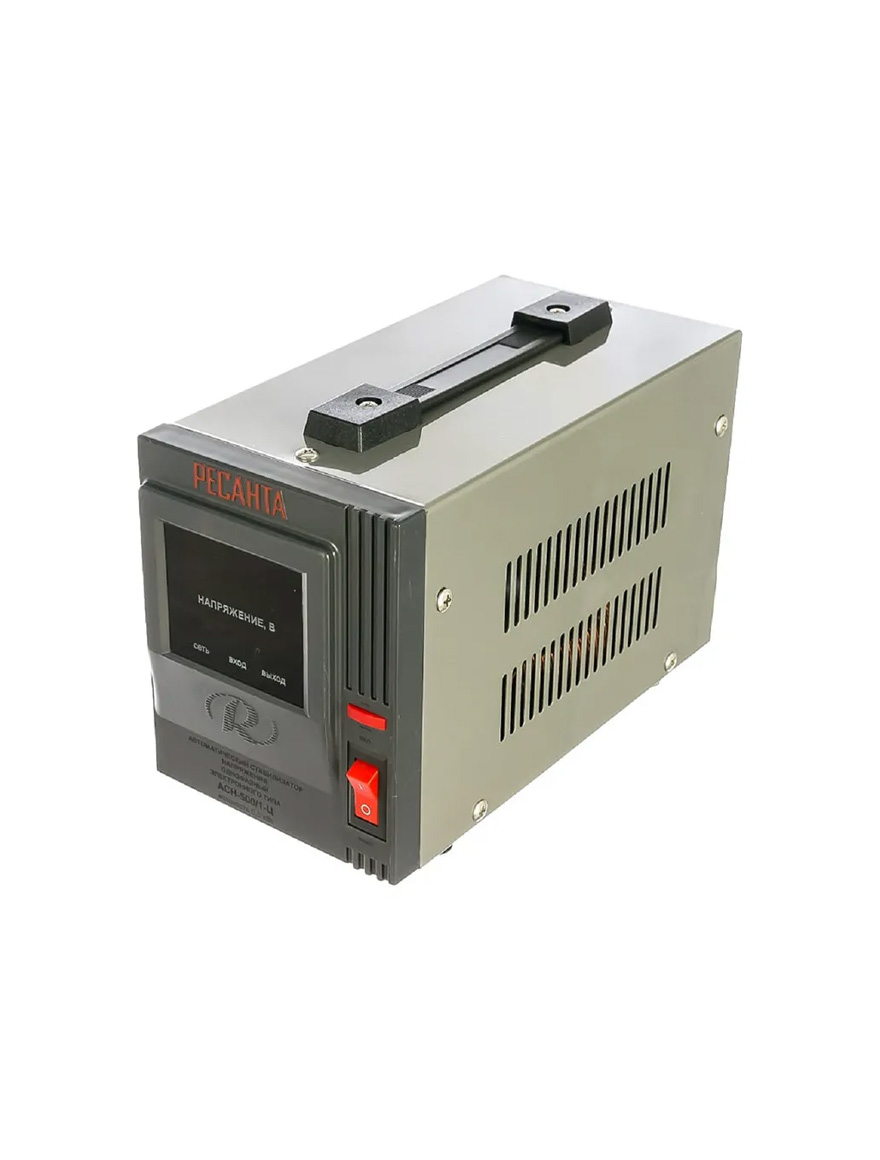 Стабилизатор напряжения РЕСАНТА АСН-500/1-Ц (АСН-500/1 П-500W) 63/6/1