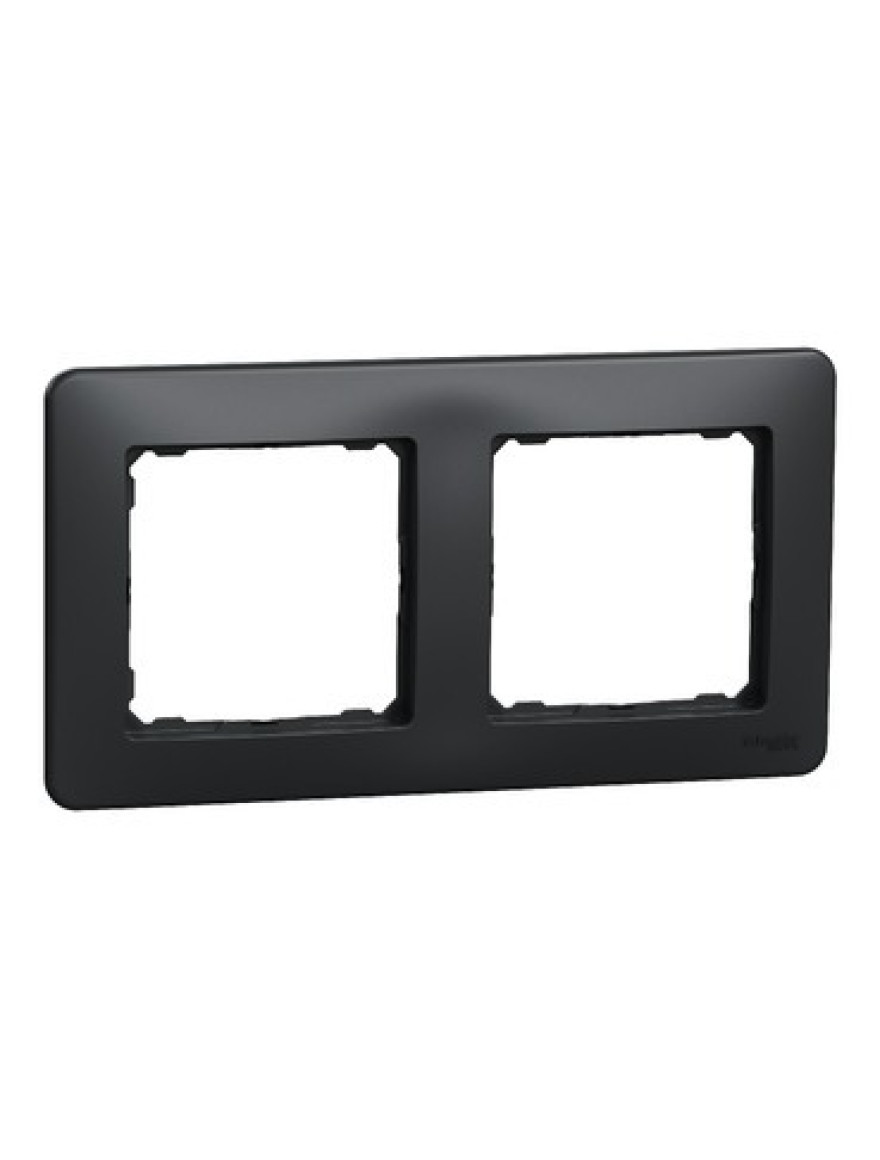 Ramă dublă antracit SDD314802 Sedna Noua SCHNEIDER