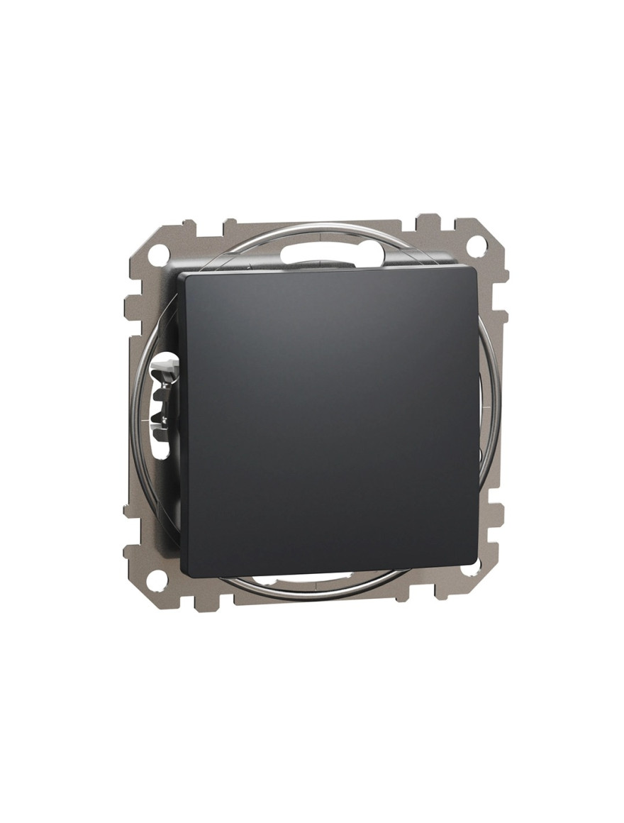Întrerupător 1 clapă cap-scară antracit SDD114106 Sedna Noua