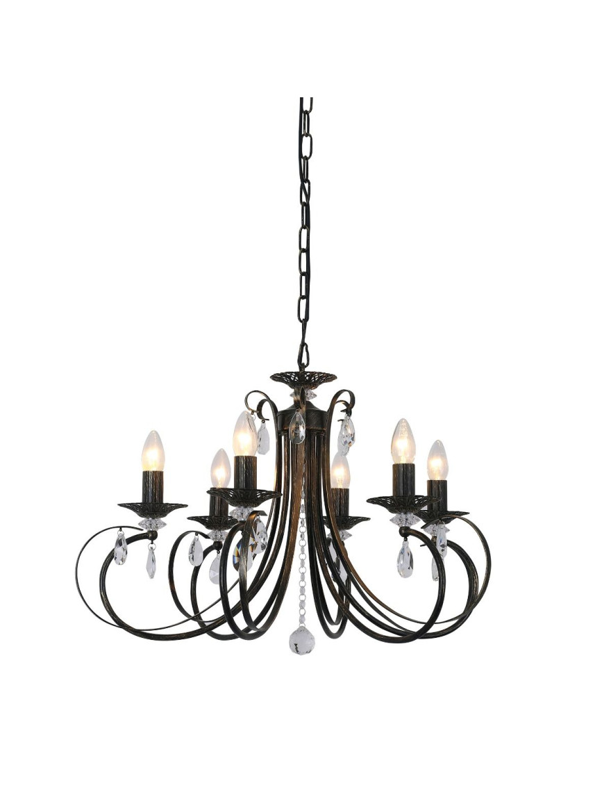 Lustra NOVIA RLD94217-6B 6XE14 40W metal black ZUMALINE