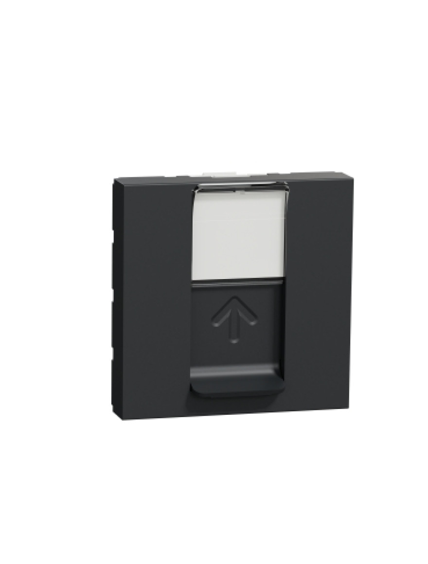 Priză RJ45, CAT5 UTP, 2m, antracit NU341154 Unica Studio