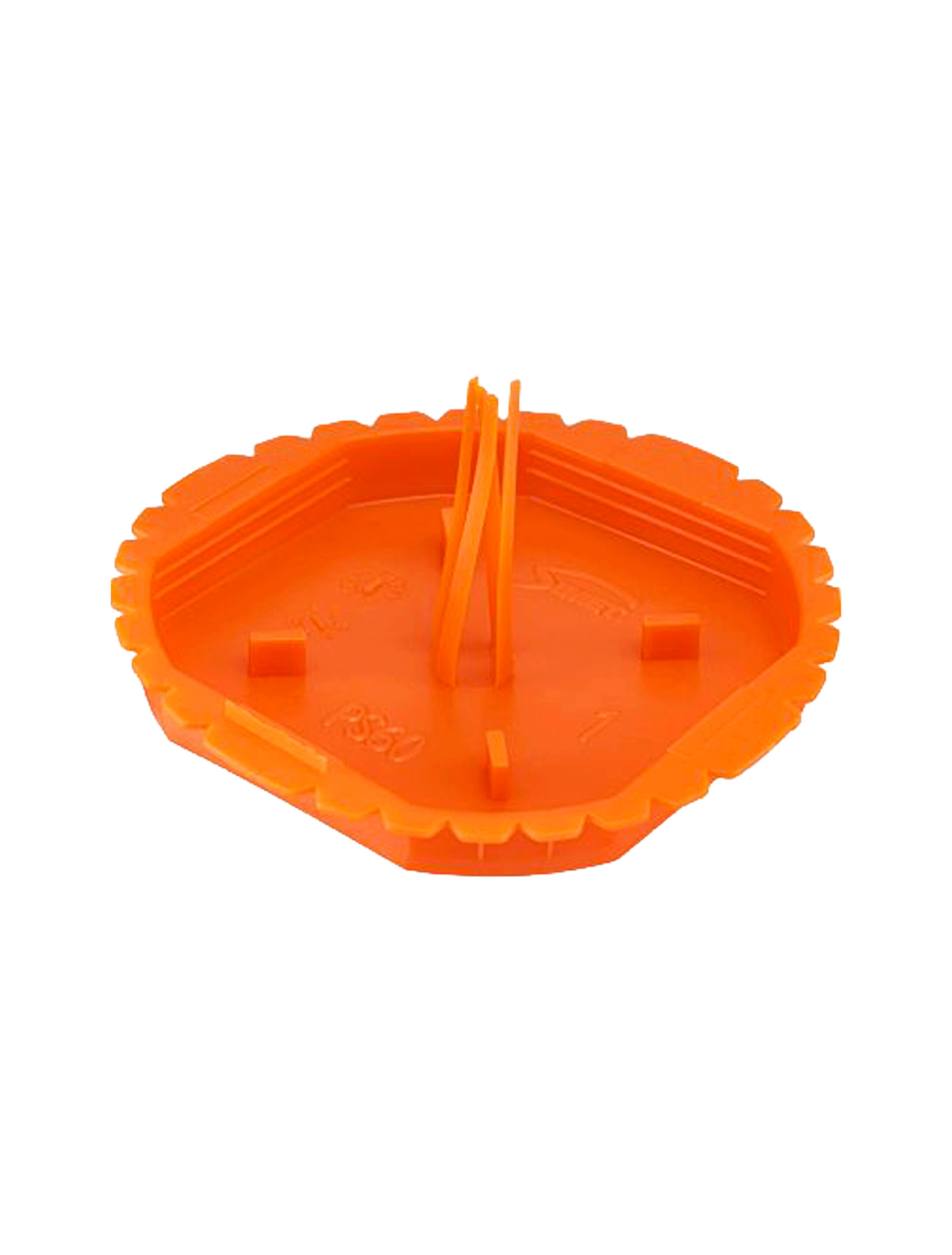 Крышка для коробки D64 мм, PS60, оранжевая, Simet