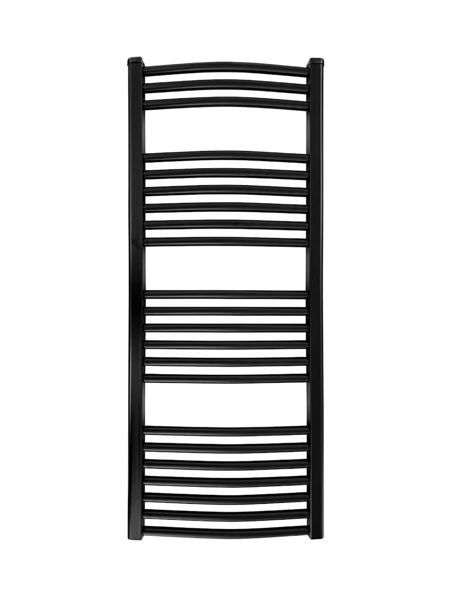 104935 Водяной полотенцесушитель Hirapan Black 500×1200, сталь, чёрный