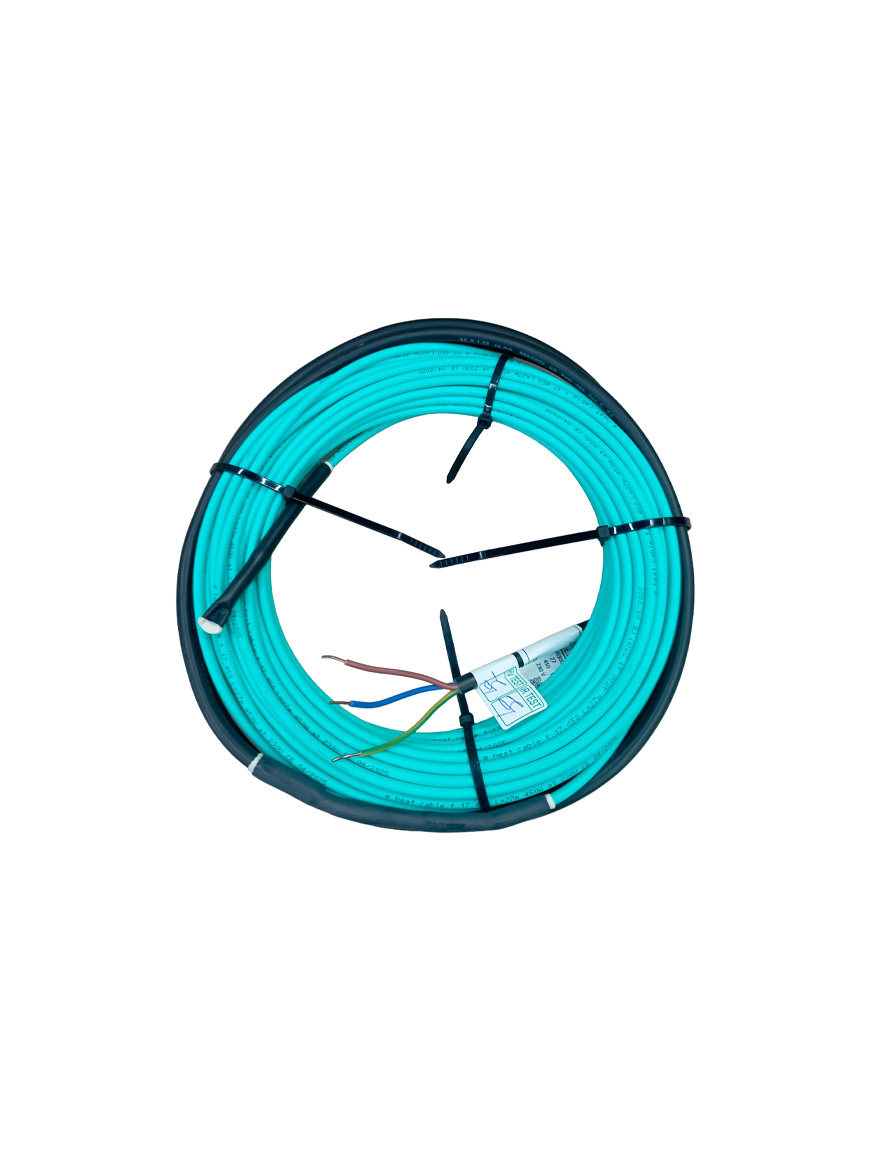 Cablu încălzitor bifilar e.heat.cable.t 17.450 27m 2,6m 450W 230V h0030004