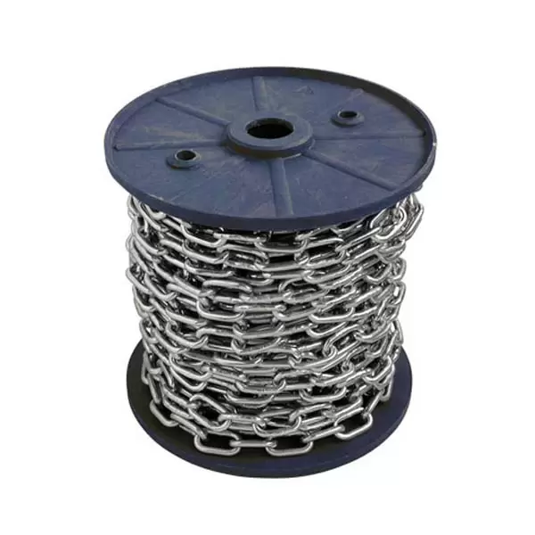 Оцинкованная цепь 2,0 мм с коротким звеном DIN5685A 501001