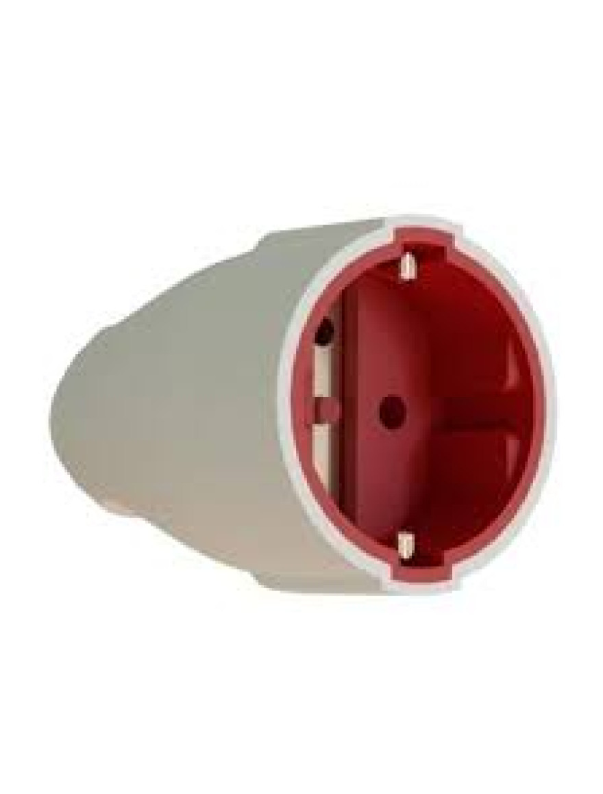 Priză cu împământare albă 10A  220-250V NEOMAX