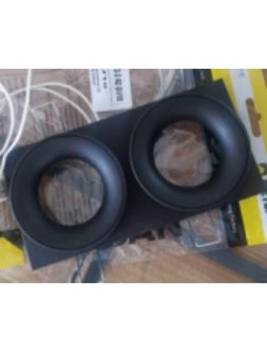 Spot încorp rotund dublu 2xGU10 negru+negru TANGO