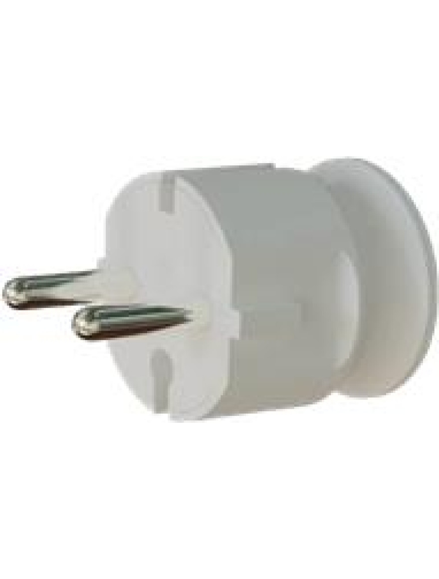 Fișă cu împământare albă 16A  220-250V NEOMAX