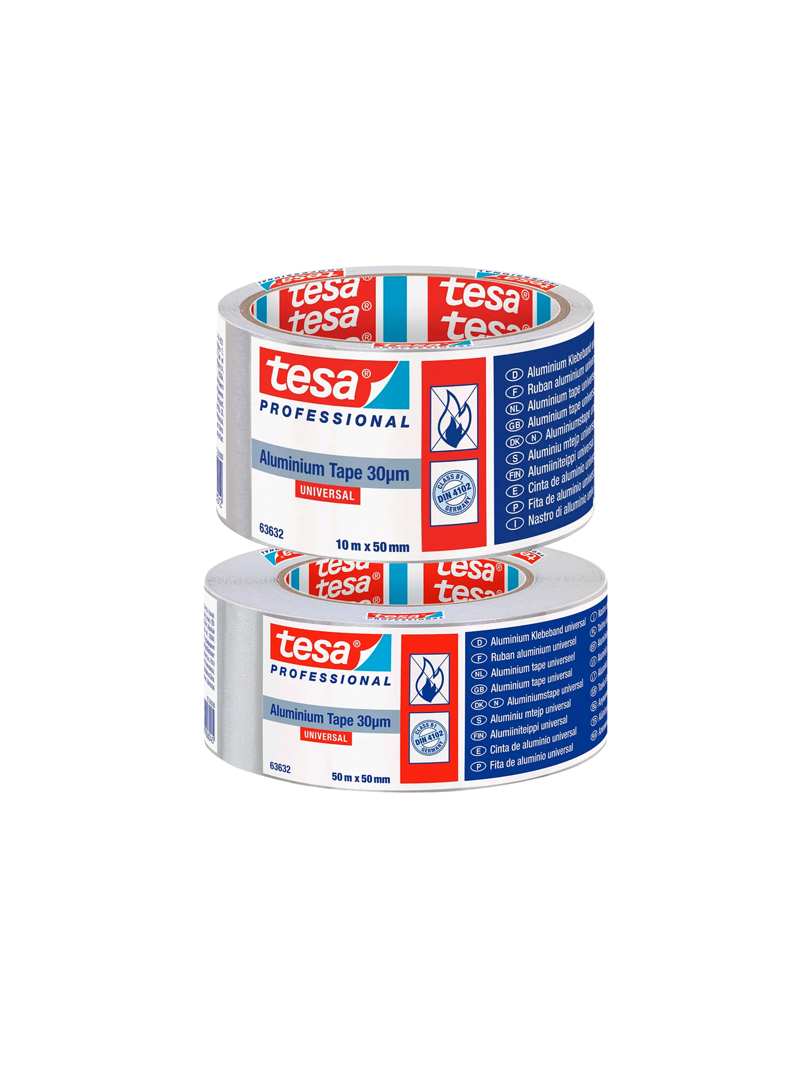 * PROMO Set 2 role Bandă adezivă aluminiu (50mx50mm)+(10mx50mm)