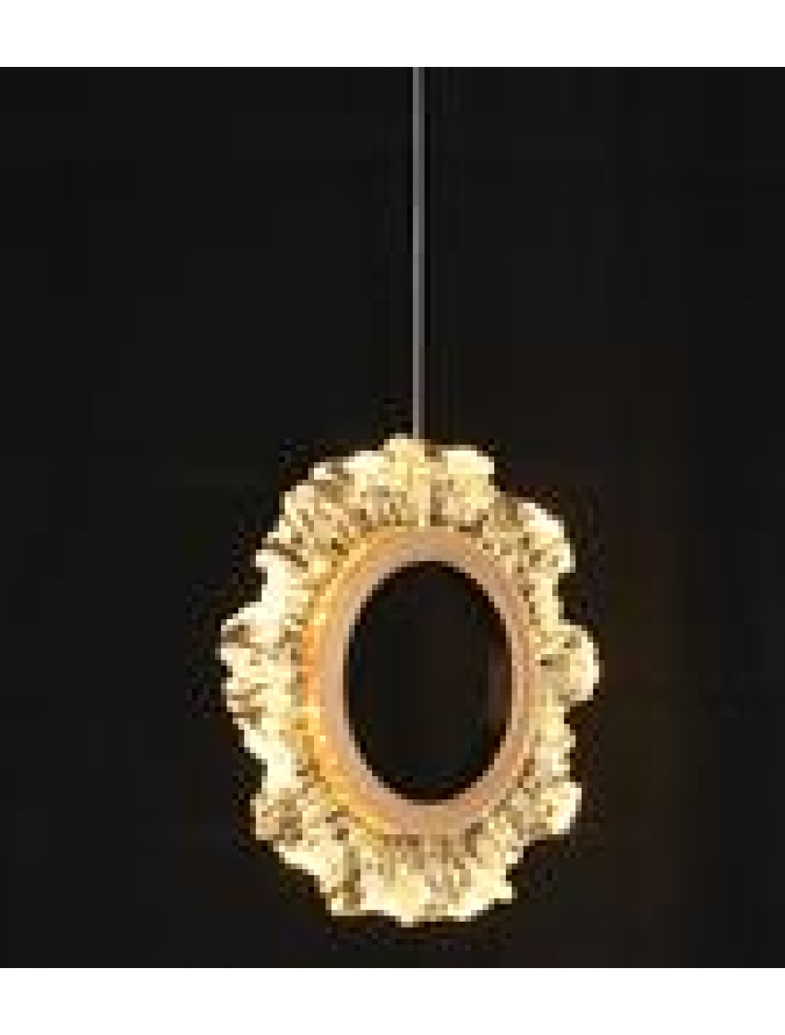 Suspensie LED JH-2306-4 D20xH20x1.5m,5W Acryl,Gold, Luminaled