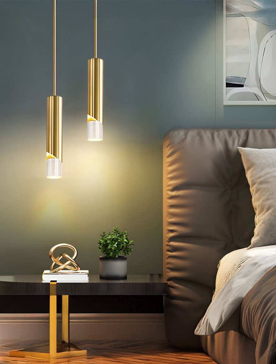 Lustră LED JH-2306-3 D6xH30+10cm LEDx2,Bronze+Black, LuminaLED 2