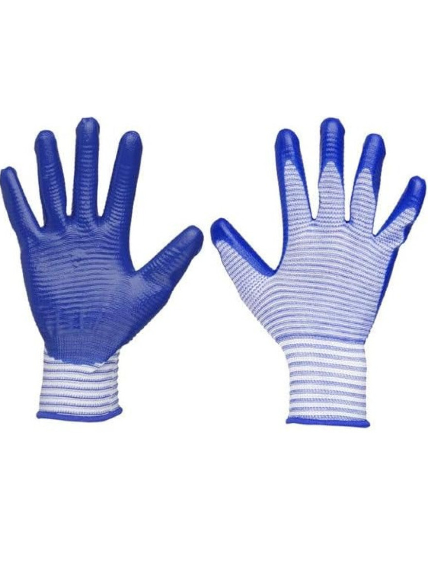 * Mănuși Latex alb-albastru P10083-POV