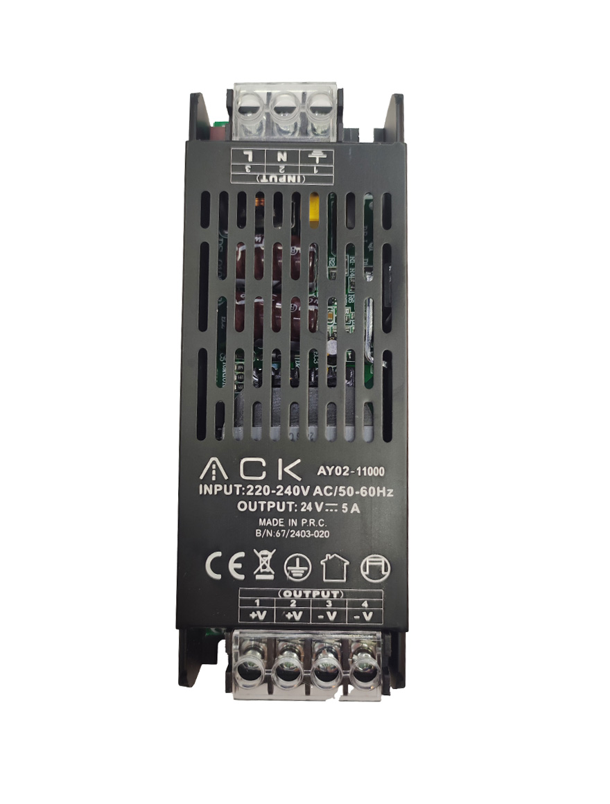 * Sursă de alimentare ACK 24V 120W 5A IP20 AY02-11000