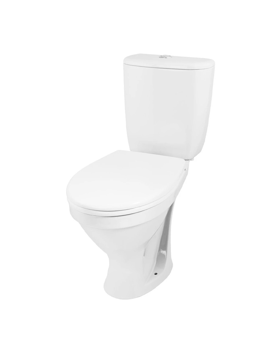 109732 Унитаз Cersanit Koral New, нижний подвод воды, универсальный выпуск, сиденье PP