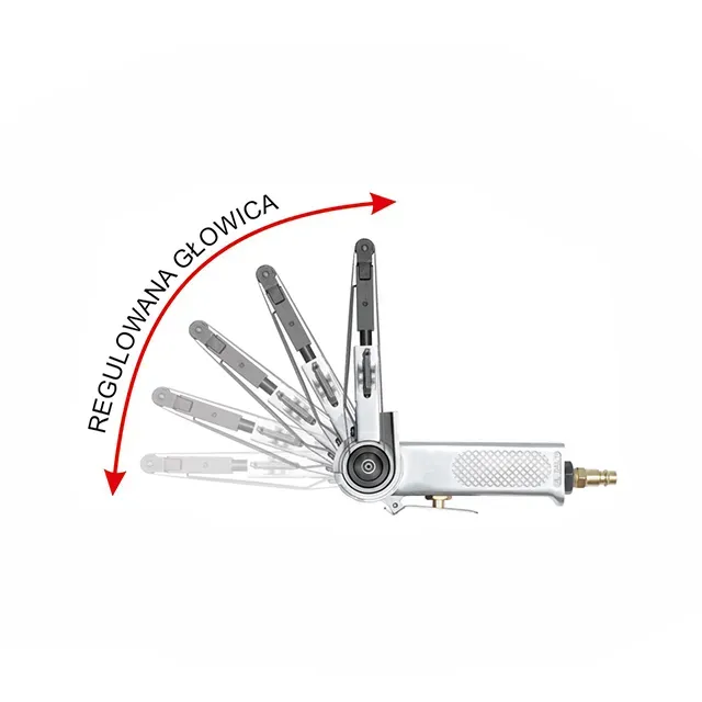 * Mașină de șlefuit pneumatică bandă continuă 10x330mm 20000rpm 170L/min 0,63MPa YATO