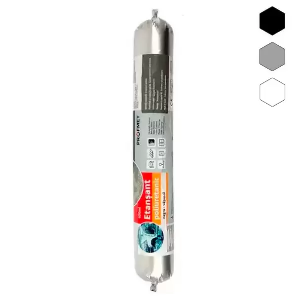 742557 Полиуретановый герметик 600 мл, черный Profmet