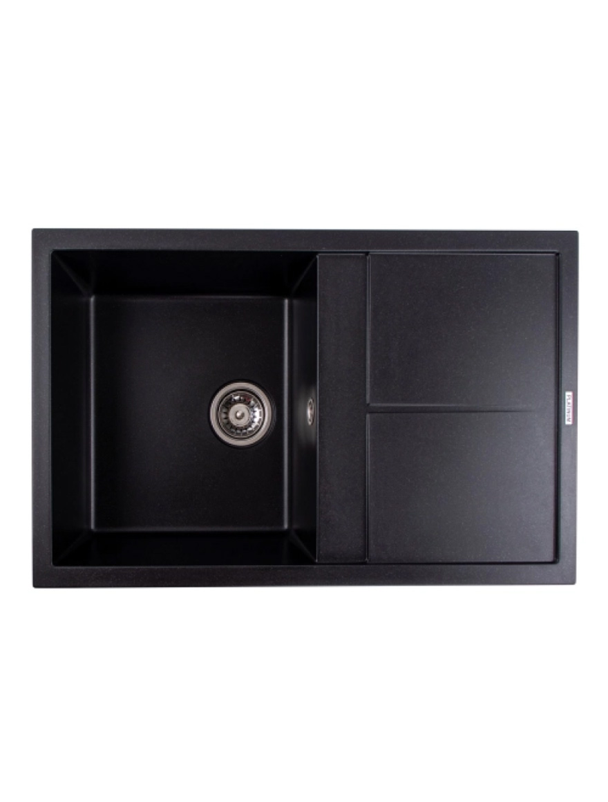 Chiuvetă bucatarie 785x495x200 ELEFANT SELENA 7850 neagră metalic