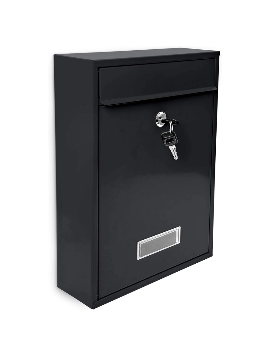 Cutie poștală  metal galvanizat bali A5 neagră ORNO