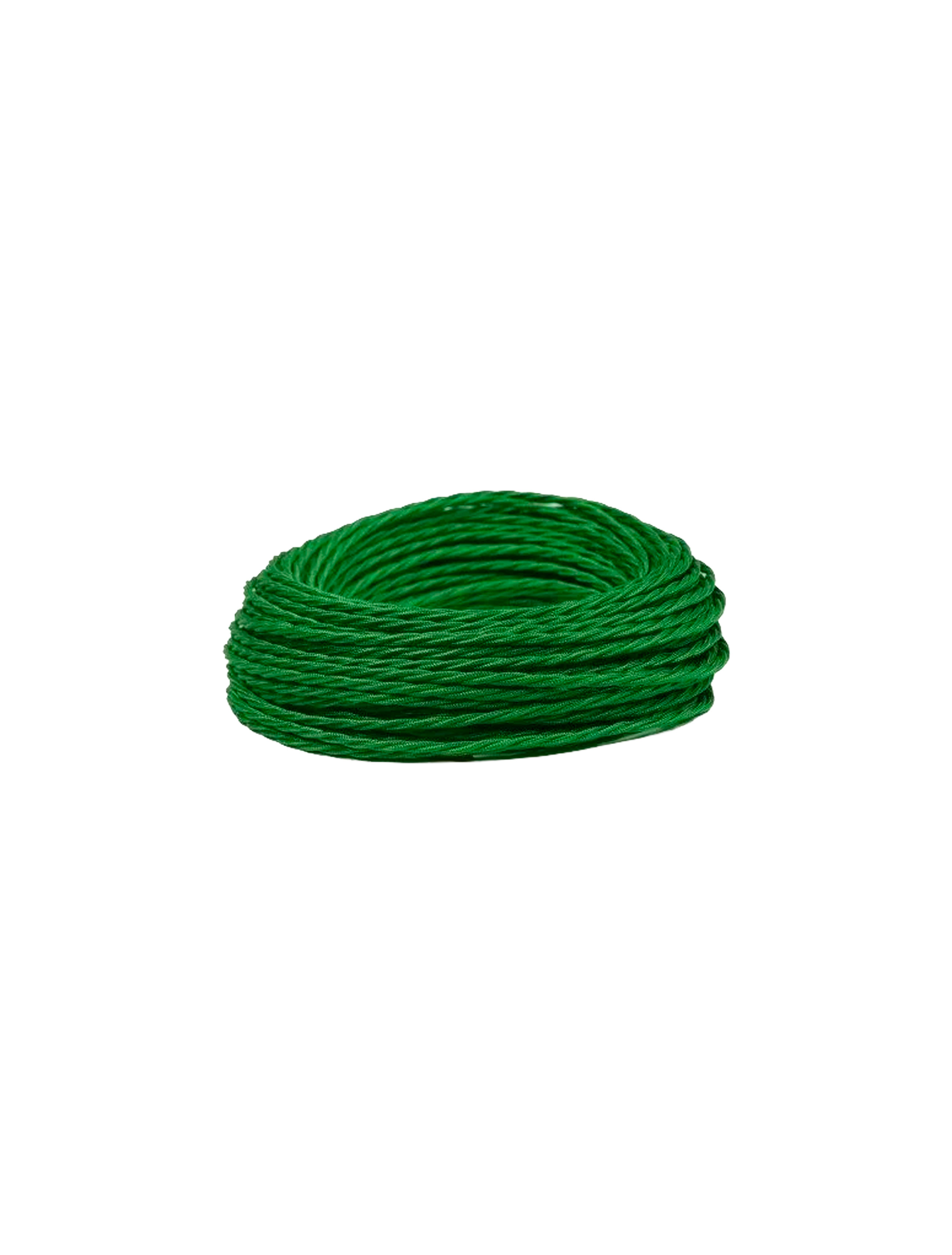 RE10047 Fir electric 2Х0.75mm retro rotund verde 50m Bandiera