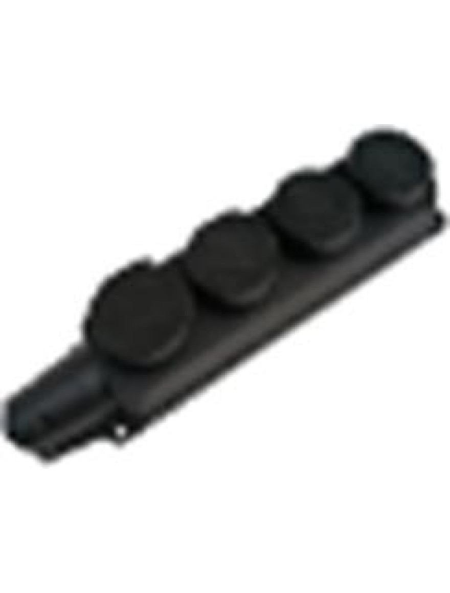 * Bloc 4 prize cu capac 2P+E cauciuc 16A 150V IP44 (4buc/cut) VARGO