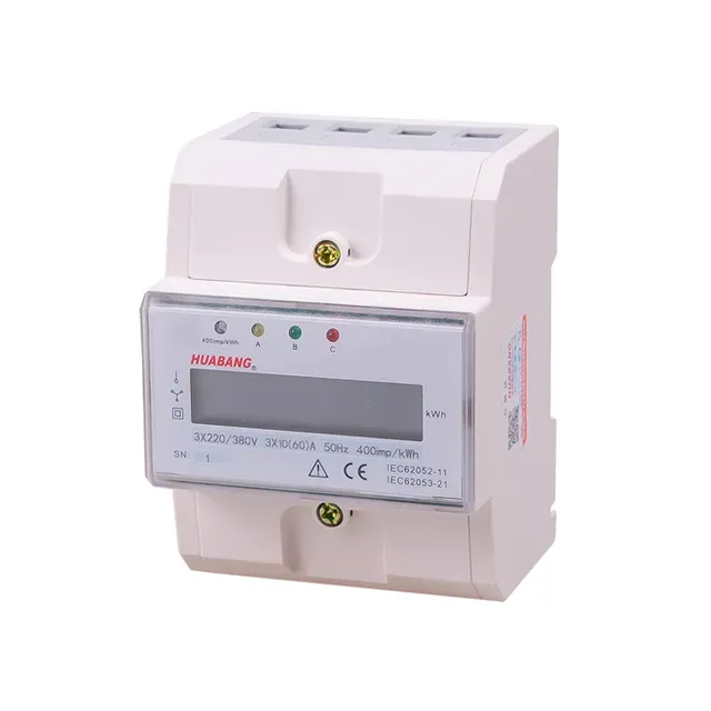Трехфазный электронный счетчик 10-60A 4P DDM100TC без метрологического сертификата.
