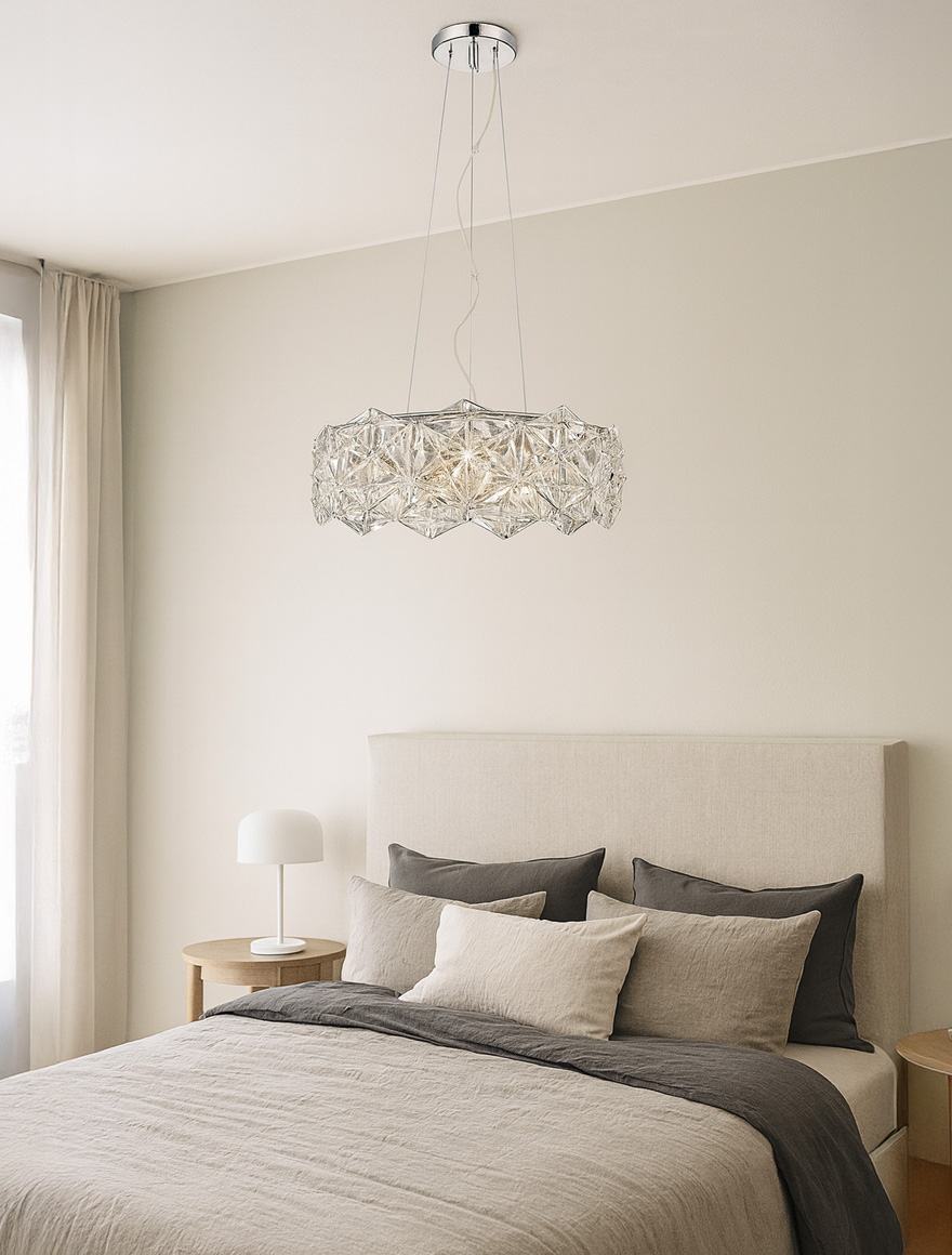 Lustră P0534-05C-F4AC DAVI 5XG9  33W D41 chrome ZUMALINE